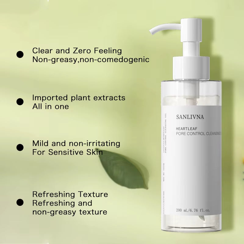 Sanlivna Korean Skincare Heartleaf 3-Piece Set - Soothing Cleanse & Pore Care with Quercetin